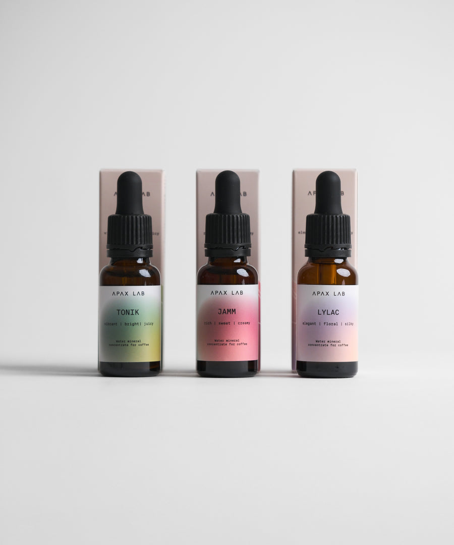 APAX LAB Nano Water Minerals Concentrate box set of 3 - 20ml